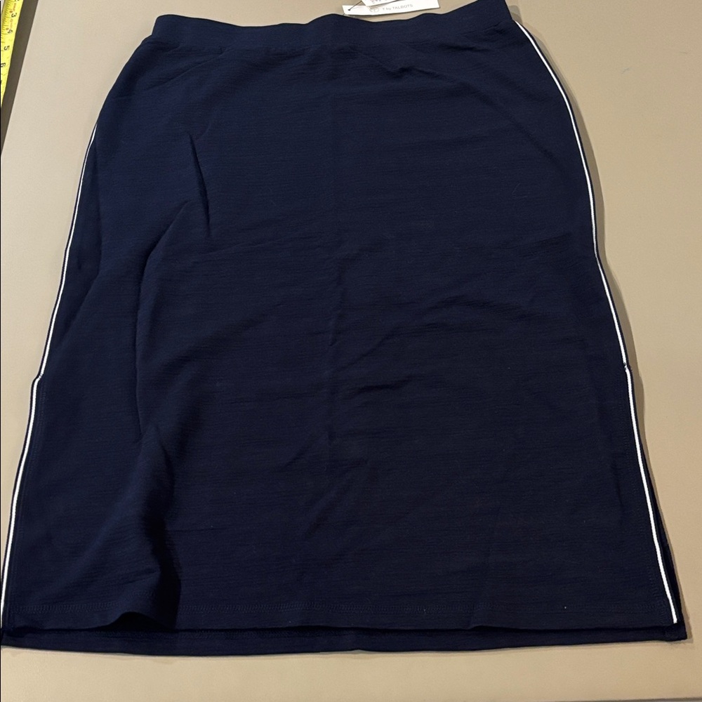 Talbots Dark Blue Pencil Skirt NWT Size SP
